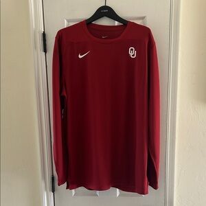 OU OKLAHOMA SOONERS NIKE LIGHT LONG SLEEVE - XL
